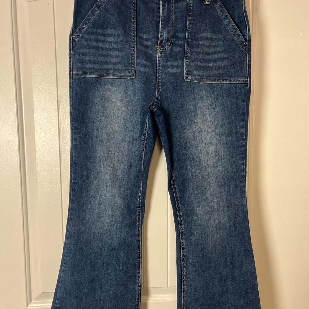 Stylish Blue Flare Women's Jeans